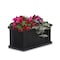 Mayne Cape Cod Patio Planter 24x11 - Black 4839-B - alternate 3